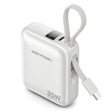  Pin Dự Phòng VENTION FHE 10000mAh 35W (Digital Dislplay, With Type-C Built-in Cable) 