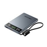  Pin Dự Phòng Không Dây Kèm Cáp Type-C VENTION FKK 5000mAh 20W (15W Wireless Charging, TFT Display, 1*Type-C port) 