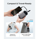  Pin Dự Phòng Kèm Cáp Type-C & Lightning CUKTECH CP24 LPB200NL 20000mAh 40W (1*Type-C + 1*USB-A port, LED Display, Flight Approved, CCC / 3C Certification) 