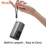  Pin Dự Phòng Kiêm Củ Sạc Kèm Cáp Type-C MCDODO FreeGo series MC-850 45W (10000mAh Power Bank, LED Display) 