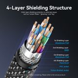  Cáp DisplayPort2.1 VENTION HGB 16K (16K@60Hz / 10K@60Hz / 8K@240Hz / 4K@360Hz / 2K@480Hz / 1080P@540Hz, HDR10+, HDCP 2.2, DSC 1.2a, 54Gbps, 3D Stereoscopic Imaging, FEC, NVIDIA G-Sync, AMD FreeSync Premium Pro, DSC, 32-bit audio) 