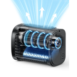  Quạt Đeo Thắt Lưng / Để Bàn AECOOLY High Velocity 2W (6000mAh/9000mAh, 5 Wind Speeds) 