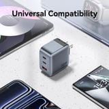  Củ Sạc Nhanh VENTION FEX 70W (2*Type-C + 1*USB-A, GaN V Tech) 