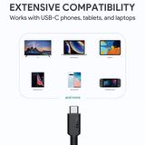 Cáp Sạc Nhanh C to C AUKEY CB-CD21 100W (USB3.1 10Gbps, 4K@60Hz 30-bit, 5A, 1.2m) 