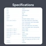  Củ Sạc Nhanh VENTION FEX 70W (2*Type-C + 1*USB-A, GaN V Tech) 