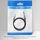  Cáp Chuyển Âm Thanh 3.5mm TRS to 6.35mm VENTION BAU (1m, Hi-Fi audio) 
