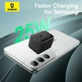  Combo Củ Sạc Nhanh Baseus GaN5 Fast Charger (mini) 1C 25W 