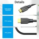  Cáp HDMI 2.1 VENTION AAN 8K (8K@60Hz, 48Gbps, support 3D, Dynamic HDR, HDCP2.2) 