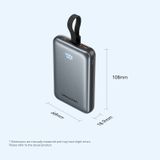 Pin Dự Phòng Không Dây Kèm Cáp Type-C VENTION FKQ 10000mAh 22.5W (15W Wireless Charging, 2*Type-C + 1*USB-A port, Digital Display, CCC / 3C Certification) 