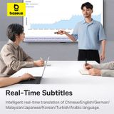  Bút trình chiếu Baseus Orange Dot AI Voice – Dual-laser, giọng nói thành văn bản, kết nối 2.4G/Bluetooth, phạm vi chiếu 100m 