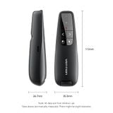  Bút Trình Chiếu Thông Minh VENTION KQP (Red/Green Laser Pointer, with Air Mouse Control, 2.4G, 100m Stable Connection, Low Battery Alert, Seamless Page Navigation) 