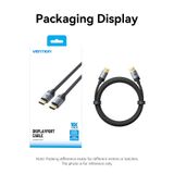  Cáp DisplayPort2.1 VENTION HGB 16K (16K@60Hz / 10K@60Hz / 8K@240Hz / 4K@360Hz / 2K@480Hz / 1080P@540Hz, HDR10+, HDCP 2.2, DSC 1.2a, 54Gbps, 3D Stereoscopic Imaging, FEC, NVIDIA G-Sync, AMD FreeSync Premium Pro, DSC, 32-bit audio) 