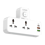  Ổ Cắm Điện Đa Năng LDNIO SC2311 2500W (2*Universal Outlet, 1*Type-C + 2*USB-A port, with Night Lamp) 