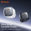  Củ Sạc Nhanh MCDODO Nano series CH-827 65W (1*Type-C port, Support SFC 3.0 For Samsung Fast Charging, Support AVS Protocol Charging) 