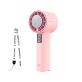  Quạt Mini Cầm Tay GOOJODOQ GFS006 High-Speed Handheld Fan (4000mAh, 12H, 10m/s, 13000RPM, 100 Fan Speeds Adjustment, Digital LED Display, <25dB, Semiconductor cooling plate) 