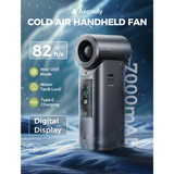  Quạt Cầm Tay Phun Sương Tốc Độ Cao AECOOLY Cold Air Ultra PM01S (7000mAh, Up to 30H, Digital Display, 70000RPM) 