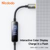  Cáp Sạc Nhanh C to C MCDODO CA-875 240W (with TFT Screen Display, 1.2m, 480Mbps) 