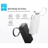  Pin Dự Phòng Kiêm Củ Sạc ANKER A1637 10000mAh 30W (With 25cm Built-In USB-C, Digital Display) 