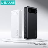  Pin Dự Phòng USAMS CD249 10000mAh/20000mAh 20W (Digital LED Display, USB + 2*Type-C Port) 