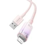  Cáp Sạc Nhanh Tự Ngắt Baseus Explorer Series 2 USB A to Lightning 2.4A dùng cho iPhone/iPad (Smart Power-Off with Smart Temperature Control, Fast Charging Cable) 