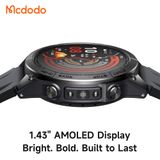  Đồng Hồ Thông Minh MCDODO Watch Fit Pro series IW-735 (Bluetooth v5.3, 1.43 inches AMOLED Display, 5ATM, 550mAh, Smart GPS Sport, 178 Sports Modes, Built-In Flashlight) 