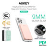  Pin Dự Phòng Không Dây AUKEY PB-MS07A 5000mAh 20W (CCC / 3C Certification, 1*Type-C port, Qi2 15W Wireless Charging, Ultra-Slim & Lightweight, Airline Safe) 