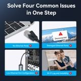  Đầu Chuyển Mạng LAN Type-C/USB-A to 2.5G Ethernet VENTION CFU (2.5Gbps, 0.15m) 