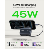  Pin Dự Phòng Kèm Cáp Type-C Baseus PicoGo AR11 10000mAh 45W (1*Type-C + 1*USB-A port, with Dual Retractable Type-C Cables) 