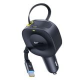  Tẩu Sạc Cho Ô Tô Baseus PrimeTrip VR2 30W (with 31.5-Inch Retractable Cable C+Type-C Port, Uninterrupted & Ultra-Safe Charging, 360° Rotation) 