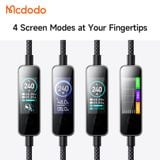  Cáp Sạc Nhanh C to C MCDODO CA-875 240W (with TFT Screen Display, 1.2m, 480Mbps) 