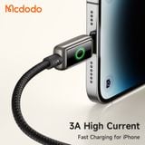  Cáp Sạc Nhanh USB to Lightning MCDODO CA-659 3A (1.2m, Auto Power Off, with Breathing Light, 480Mbps) 