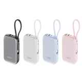  Pin Dự Phòng Không Dây AUKEY PB-MS22 10000mAh 20W (CCC / 3C Certification, 1*Type-C + 1*USB-A + 1*Type-C Built-in Cable, Digital Display, Support Wireless Charging 15W) 