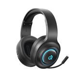  Tai Nghe Chụp Tai Không Dây QCY Heroad V200 Pro (Bluetooth v6.0, 240H, +Wired USB-C Cable, RGB Light, 7.1 Surround Sound, Detachtable Noise Canceling Mic) 