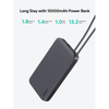  Pin Dự Phòng AUKEY Spark Sling PB-Y53 10000mAh 15W (with Built-in Type-C Cable, 1*Type-C + 1*USB-A port) 
