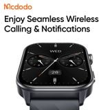  Đồng Hồ Thông Minh MCDODO Watch Fit series IW-757 (2.01 inches TFT, 360mAh, 100+ Sport Modes, Calls, Notifications, Health Tracking) 