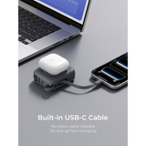  Pin Dự Phòng Không Dây AUKEY PB-MS22 10000mAh 20W (CCC / 3C Certification, 1*Type-C + 1*USB-A + 1*Type-C Built-in Cable, Digital Display, Support Wireless Charging 15W) 
