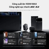  Củ Sạc Nhanh CUKTECH 6 Ultra 100W (2*Type-C + 1*USB-A ports, ADC2.0, OPC2.0, Smart Display) 