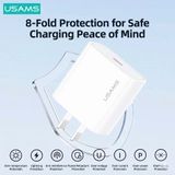  Bộ Sạc Nhanh Kèm Cáp C to C 60W USAMS ZX01 20W (1*Type-C port) 