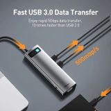  Hub mở rộng Baseus Metal Gleam Gen2 6-in-1 – Đa năng, dùng cho Macbook/Laptop/iPad/Smartphone, bản nâng cấp mới  - Cũ 