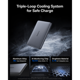  Pin Dự Phòng Không Dây Baseus PicoGo AM41 Ultra-Slim Qi2 10000mAh 27W (Sạc Không Dây Qi2 15W, Kèm Cáp C to C 0.3m 60W) 