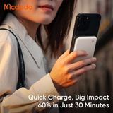  Pin Dự Phòng Không Dây MCDODO Meta Air series 10000mAh 35W (Qi2.2 25W) 