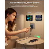  Củ Sạc Nhanh Baseus PicoGo AH22 100W (3*Type-C port, PowerTune 3.0, 3 Charging Modes, Smart Digital Display) 