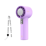  Quạt Mini Cầm Tay GOOJODOQ GFS006 High-Speed Handheld Fan (4000mAh, 12H, 10m/s, 13000RPM, 100 Fan Speeds Adjustment, Digital LED Display, <25dB, Semiconductor cooling plate) 