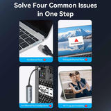  Đầu Chuyển Mạng LAN USB-A to 2.5G Ethernet VENTION CFS (2.5Gbps, 0.15m) 