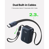  Pin Dự Phòng Kèm Cáp Type-C Baseus PicoGo AR11 10000mAh 45W (1*Type-C + 1*USB-A port, with Dual Retractable Type-C Cables) 