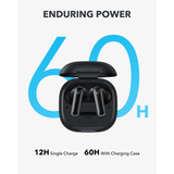  Tai Nghe Không Dây TWS SOUNDCORE P40i (Bluetooth v5.3, 12H, BassUp™, Adaptive ANC, AI 6 Mic, Thumping Beats, IPX5, Support App, Google Fast Pair, Wireless Charging) 
