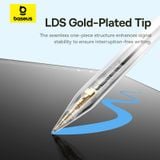  Bút Cảm Ứng Baseus Smooth Writing 3 Wireless Charging Active Wireless Version (Connect via Bluetooth, 17H, Auto Wake by Picking Up, Magnetic Wireless Charging, LDS Gold-Plated Tip) 