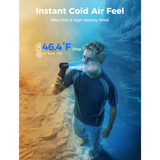  Quạt Cầm Tay Phun Sương Tốc Độ Cao AECOOLY Cold Air Pro (12000RPM, 9.5m/s, 5-Speed Level Adjustment, ≤51db, Up to 25H, 4500mAh) 