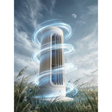  Quạt Để Bàn Tốc Độ Cao AECOOLY Tower 02 (2200RPM, 8000mAh, Up to 21H, Digital Display) 