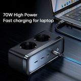  Ổ Cắm Điện Đa Năng Chống Sét 6-in-1 MCDODO CH-461 70W (2*AC Outlet Up to 4000W + 2*Type-C port + 2*USB-A port, laptoIndustry Fireproof Material 750°C Flame Retardant) 